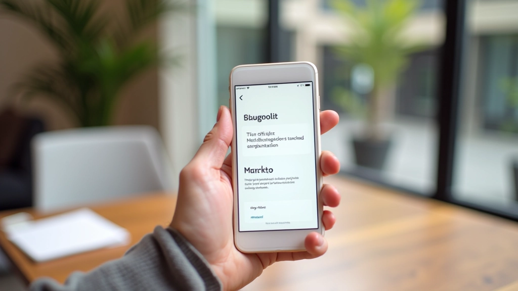 Mobiele telefoon scherm toont RTL taalweergave met Arabische tekst, internationale webdesign voorbeeld