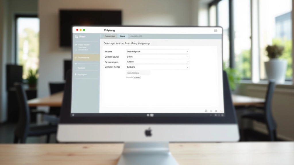 Polylang plugin interface op scherm, eenvoudig menu met taalenselectie